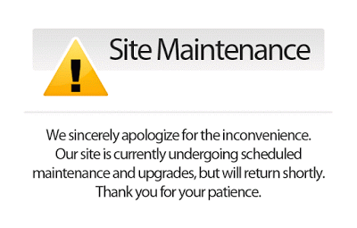 Site under maintenance